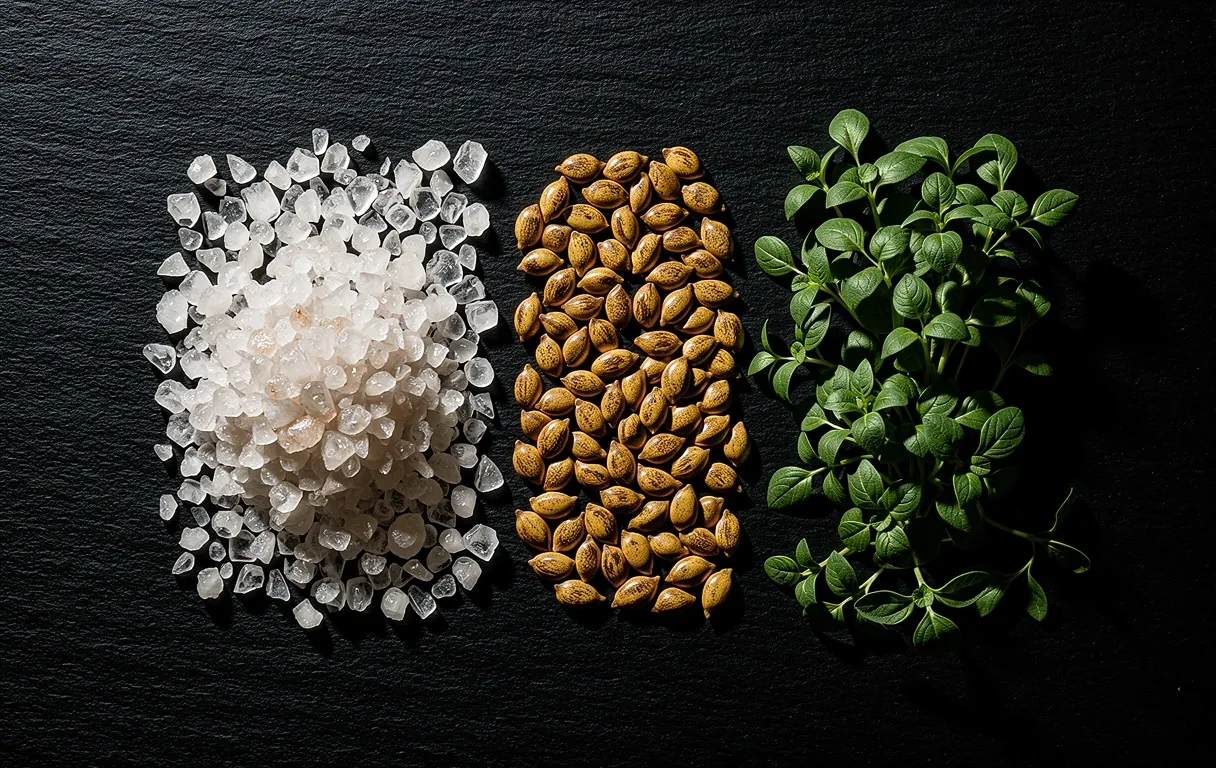 Natural mineral textures